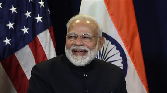 印度总理莫迪。澎湃影像 资料图